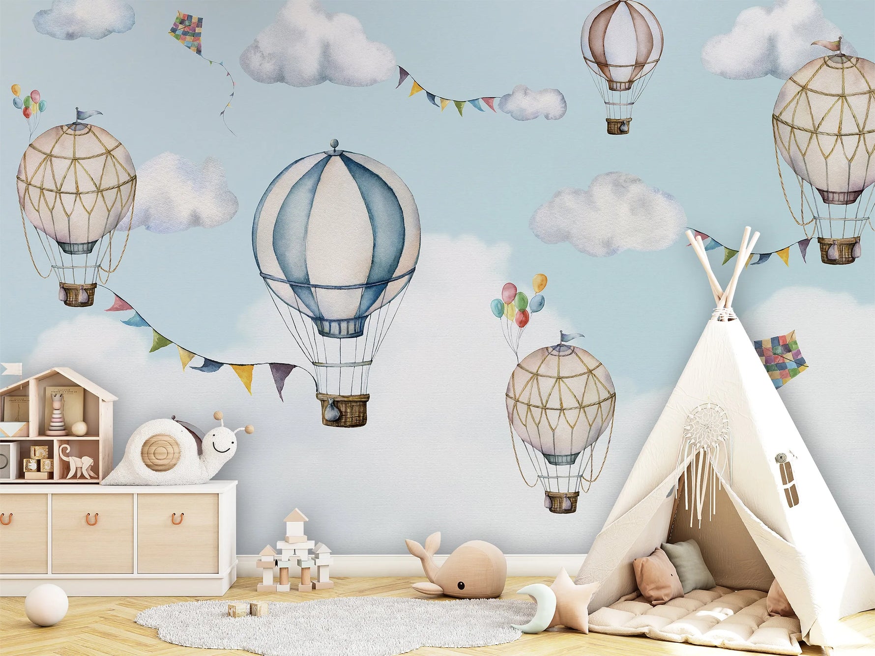 Balloon Bonanza Wallpaper Mural