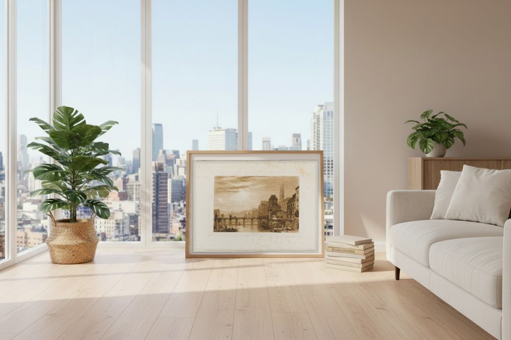 Framed room mockup - loft