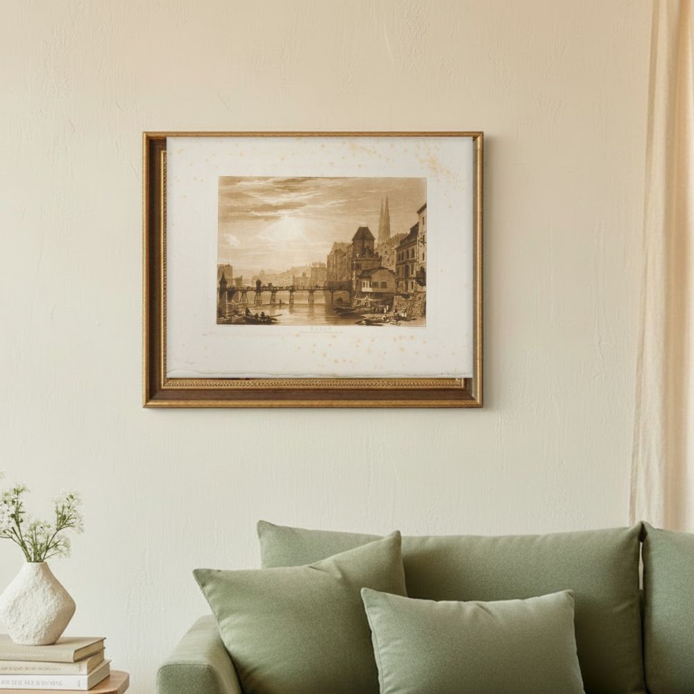 Framed room mockup - sage