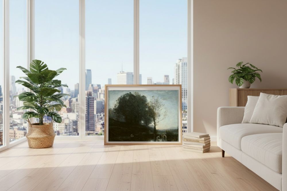 Framed room mockup - loft