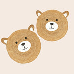 Bear Round Jute Rug