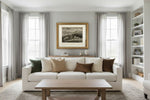 Framed room mockup - gold