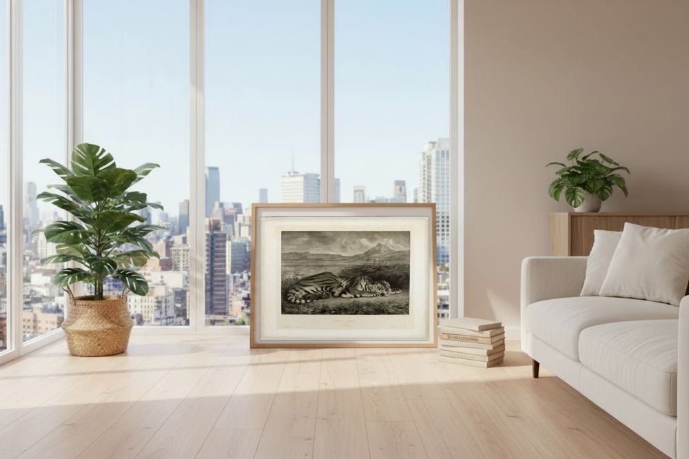 Framed room mockup - loft