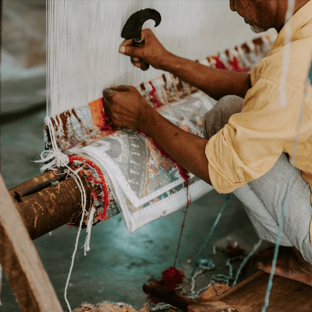 Bespoke Hand-Knotted Wool Rug