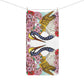 Birds of Heaven Mink-Cotton Towel - MAIA HOMES