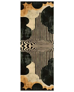 This stunning Black and Gold Striped Hand Tufted Rug is a perfect addition to any living room. The contemporary design features bold black and gold stripes with abstract patterns, making it an ideal area rug for living rooms seeking a modern touch. Crafted from high-quality wool, this living room area rug not only adds visual interest but also provides durability and comfort.