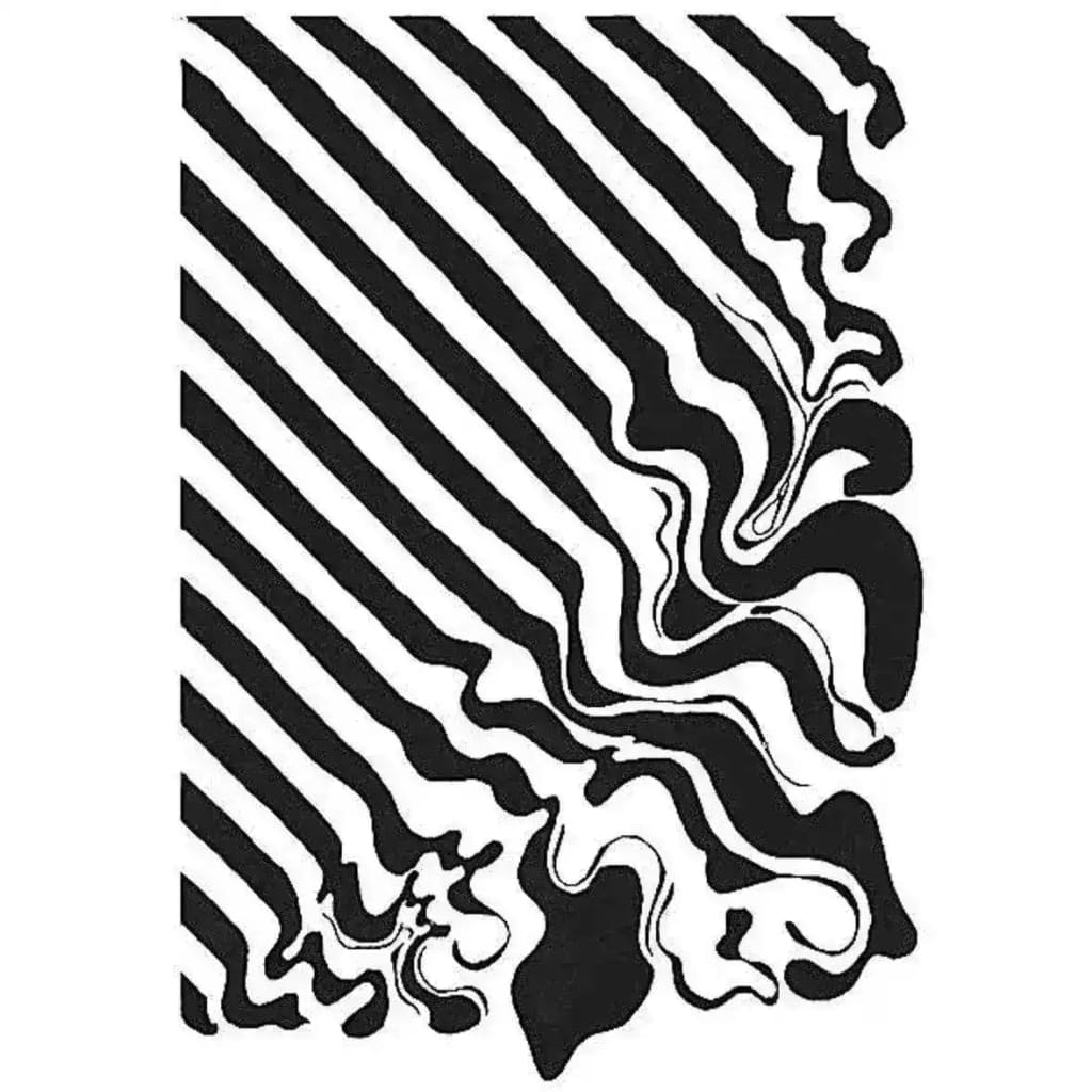 An artistic Black and White Melting Hand Tufted Wool Rug showcasing a unique abstract pattern. Perfect as an area rug for enhancing the aesthetic of large living rooms or offices, this wool rug blends modern design with timeless elegance, making it an ideal choice for rugs in living rooms.