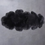 Black Soft Texture Shaggy Natural Fur Sheepskin Area Rug - 1001 KNOTS