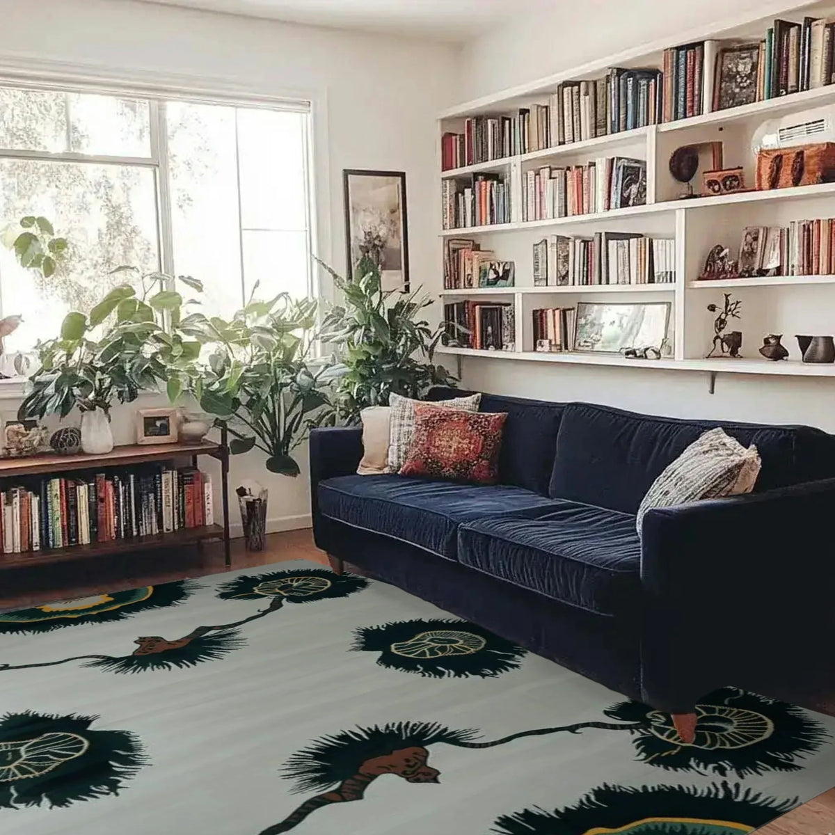 Blooming Serenity Spell Hand Tufted Rug