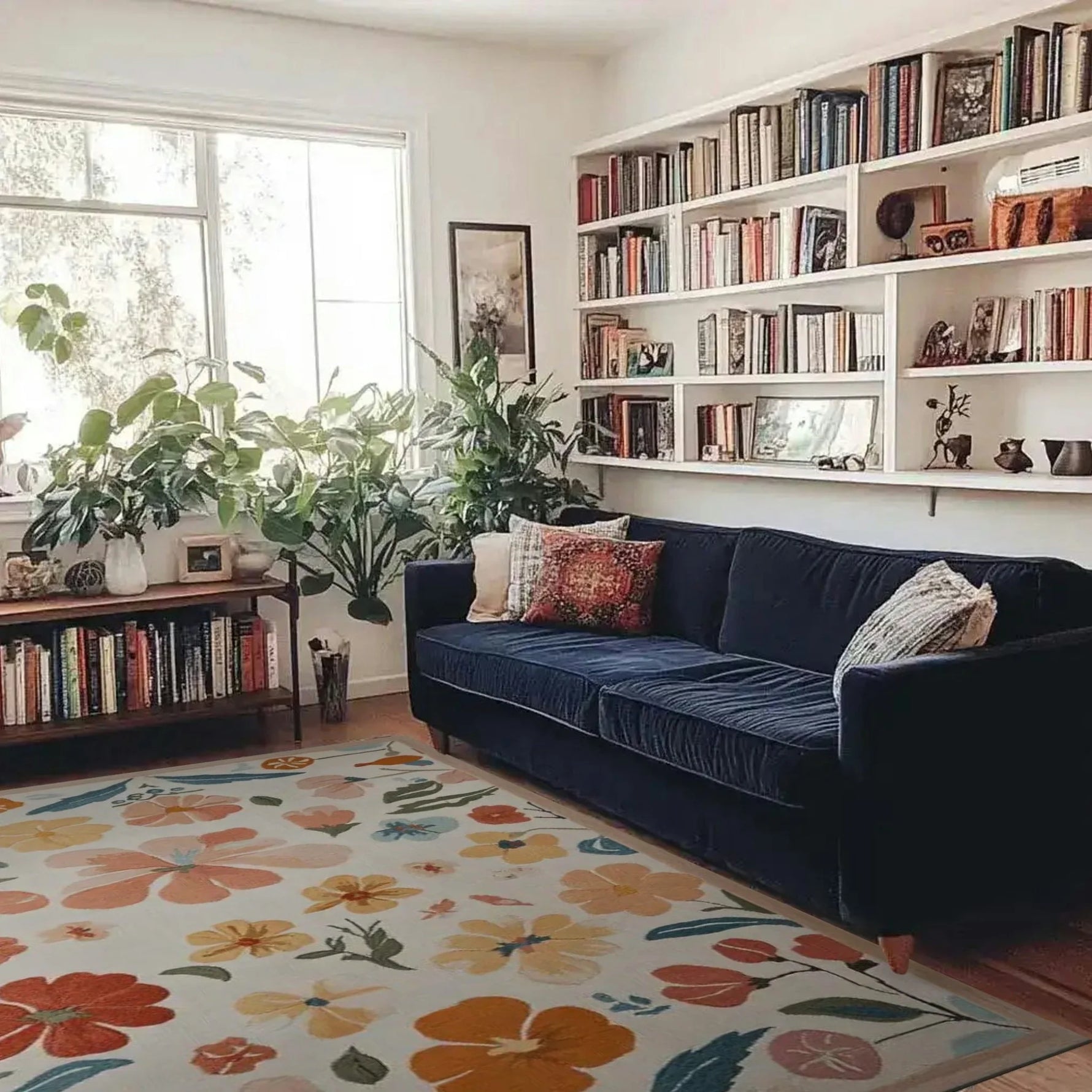 Blooming Vortex Hand Tufted Wool Rug