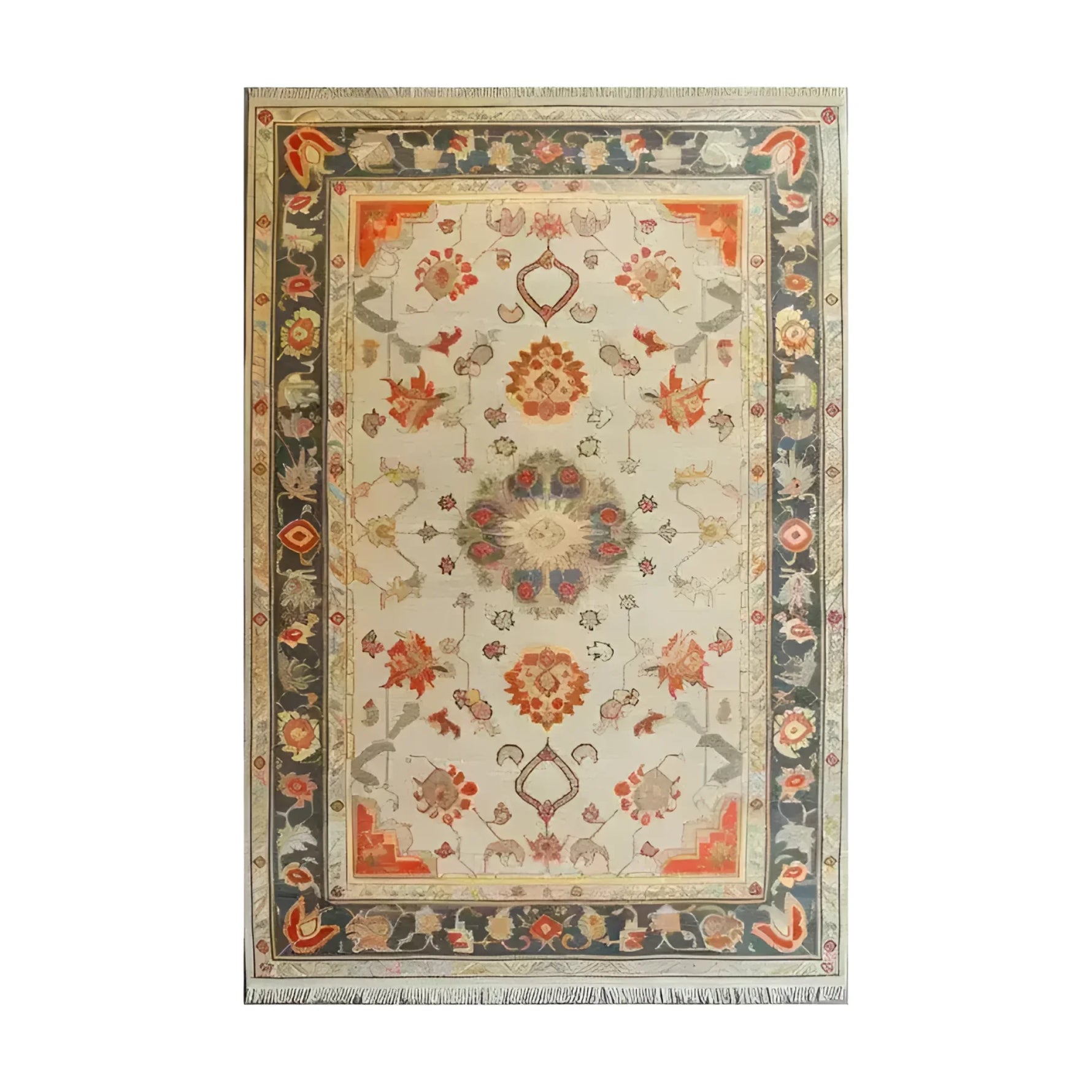  Blossom Breeze Hand Knotted Area Rug, a delightful piece that captures the essence of spring with its vibrant floral patterns. This rug combines artisanal craftsmanship with a fresh, airy design, adding a lively touch to any room.