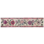 Beautiful Blossom Cascade Hand Tufted Wool Runner Rug featuring a vibrant floral design with pink and purple flowers, ideal for kitchens, bathrooms, or hallways. A perfect wool rug for adding elegance and color to any space.
