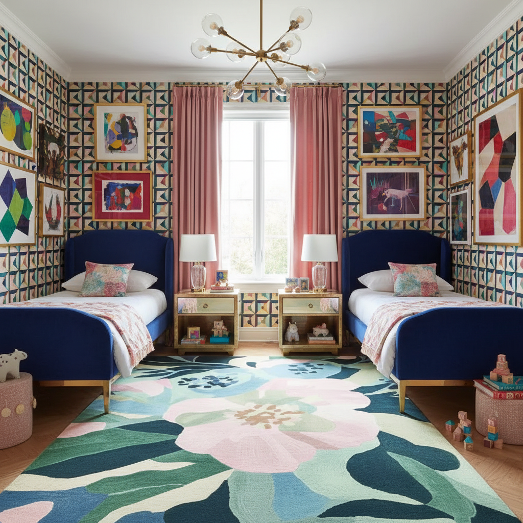 Blossom Forest Dream Hand Tufted Rug