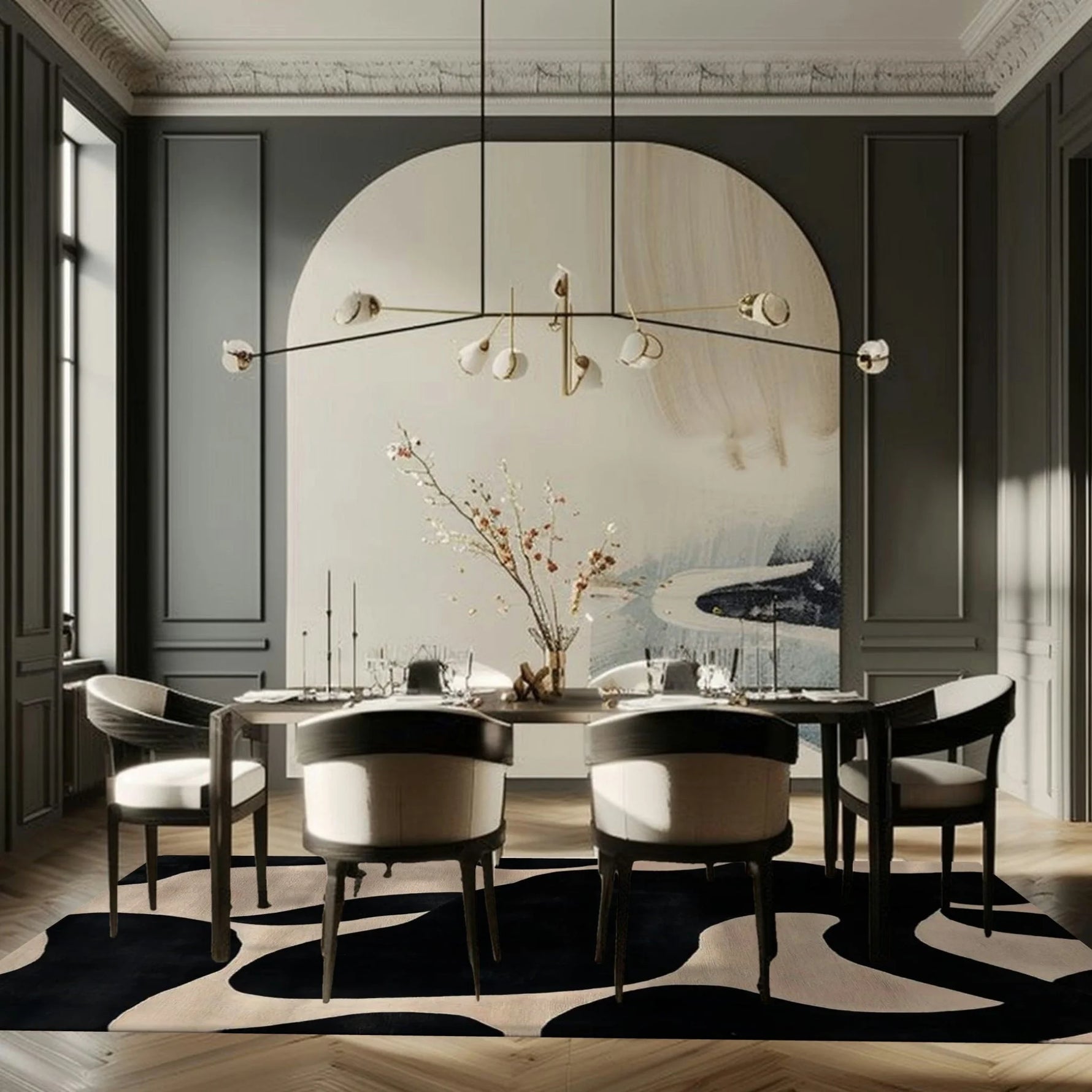 Blossoming Serenade Hand Tufted Wool Rug