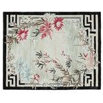 Blossoms In Bloom Hand Tufted Rug featuring a beautiful floral design with vibrant pink and blue flowers on a soft background. This area rug is perfect for adding a touch of elegance to any living room. Ideal for those seeking area rugs for living room or living room rugs 8x10, this wool rug combines style and comfort effortlessly.