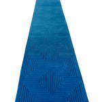 Blue Arctic Geo Modern Hand Tufted Wool Rug