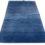 Blue Arctic Geo Modern Hand Tufted Wool Rug