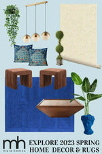 Explore the Blue Arctic Geo Modern Hand Tufted Wool Rug, perfect for adding a touch of elegance to your living room or dining room. This 8 x 10 ft area rug features a striking geometric pattern, ideal for dining room area rugs and enhancing your home decor with luxury wool rugs.