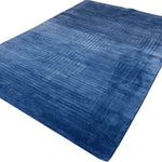 Blue Arctic Geo Modern Hand Tufted Wool Rug
