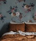 Blush Garden Blue Wallpaper