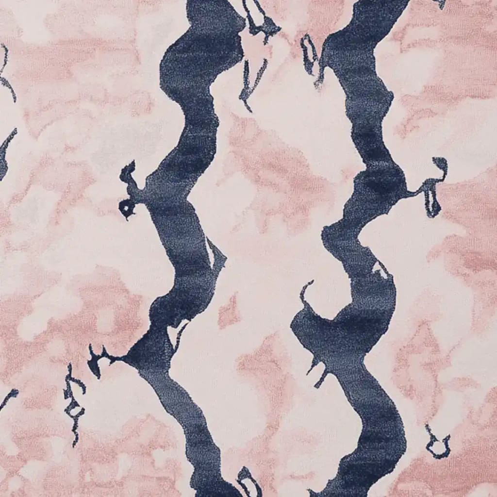 Blush Marble Current Hand Tufted Rug