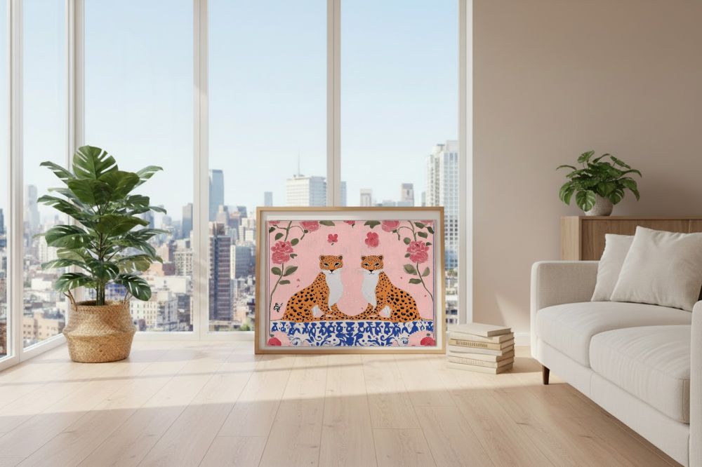 Framed room mockup - loft