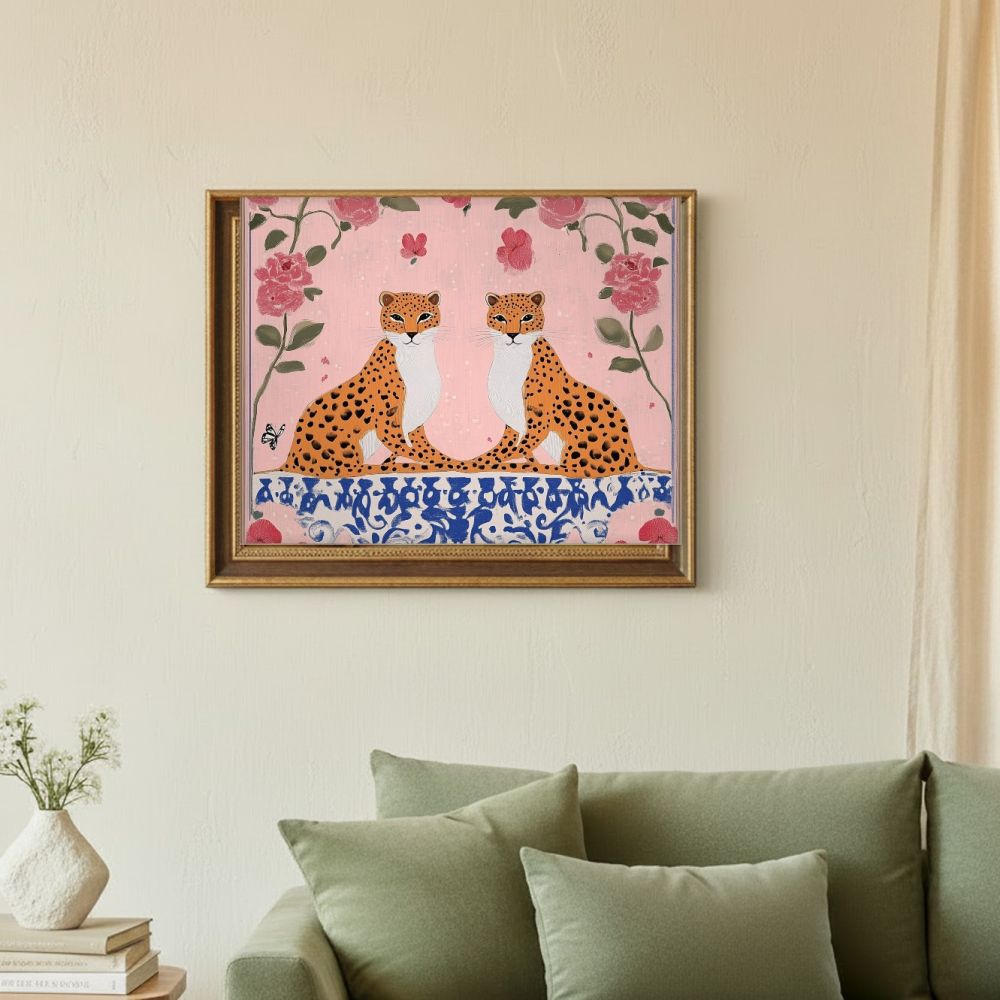 Framed room mockup - sage