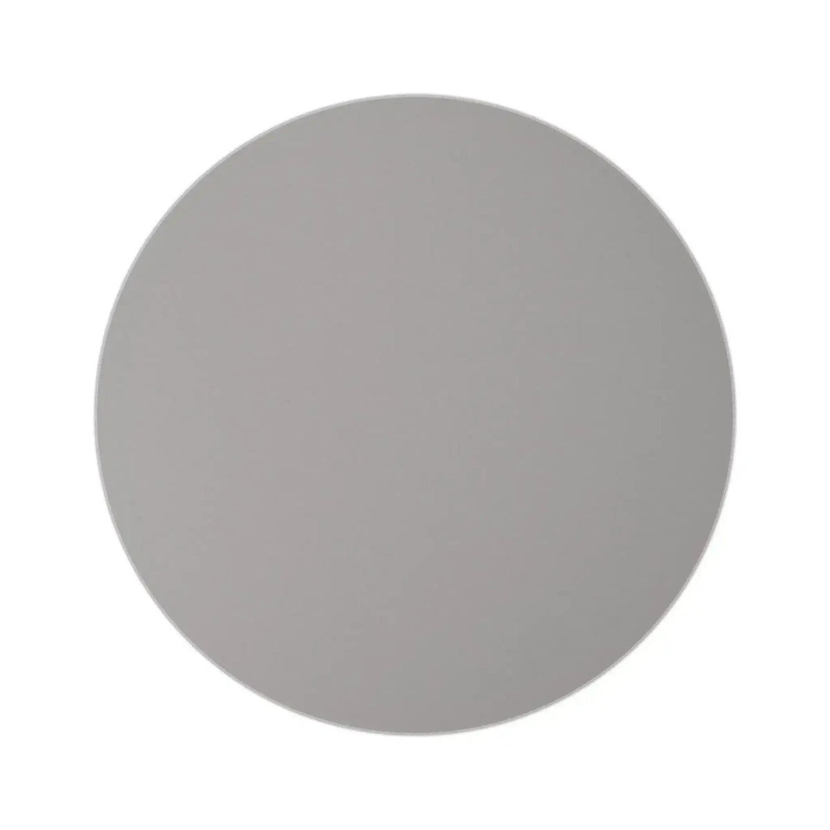 Bold Floral Portrait Round Rug size swatch showing solid light gray circle on white background
