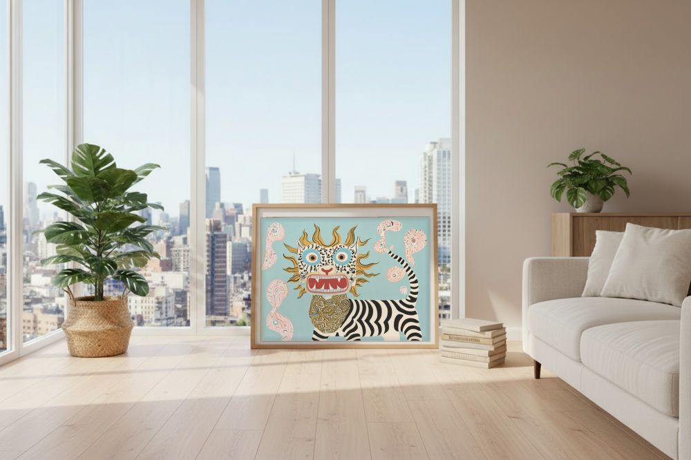 Framed room mockup - loft
