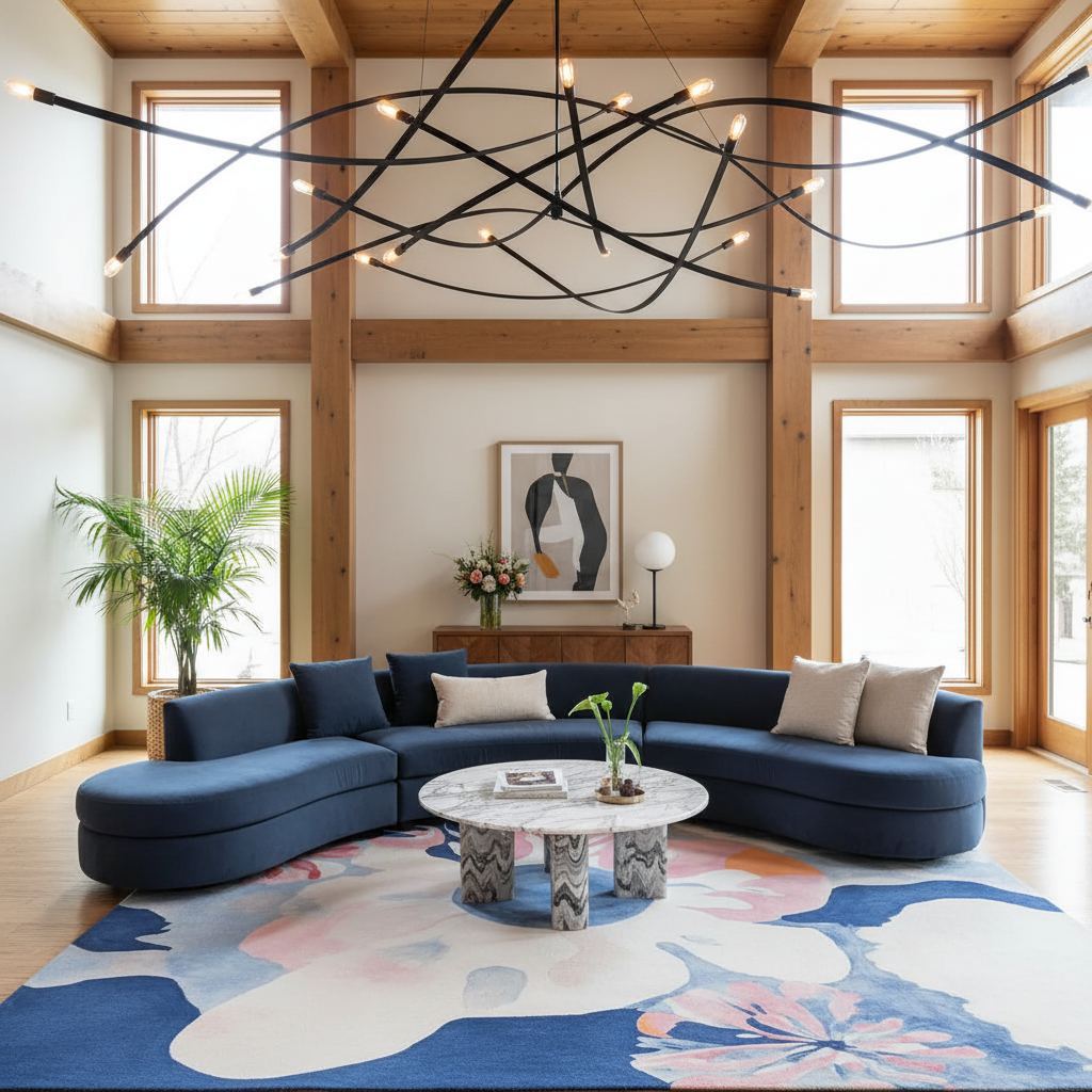Botanical Dream Tapestry Hand Tufted Rug