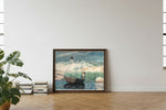 Framed room mockup - leaning