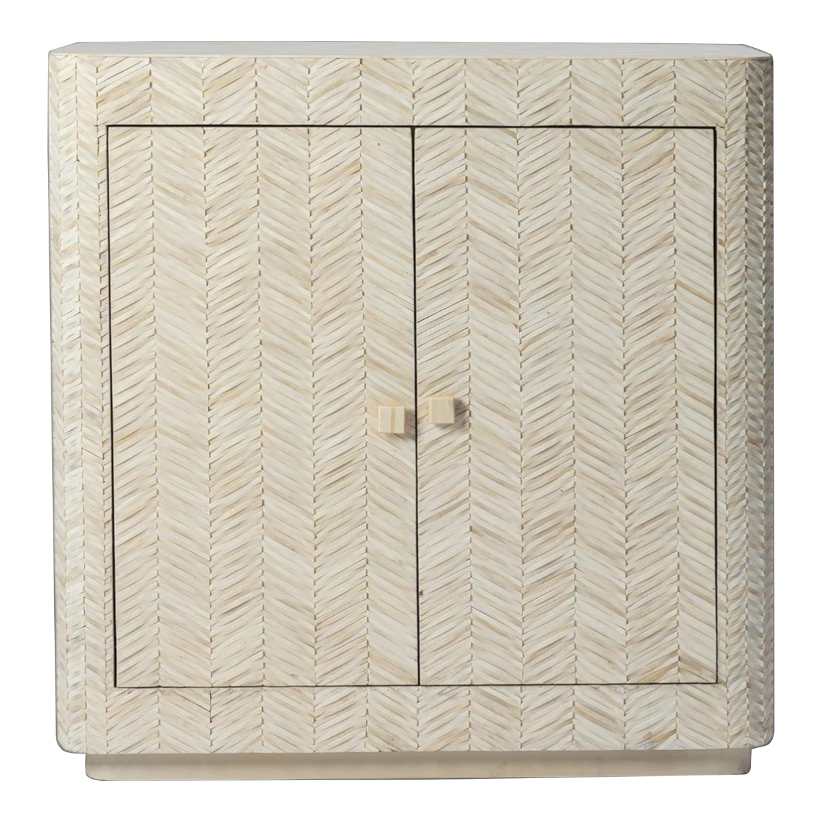 Braided Full Bone Inlay Cabinet