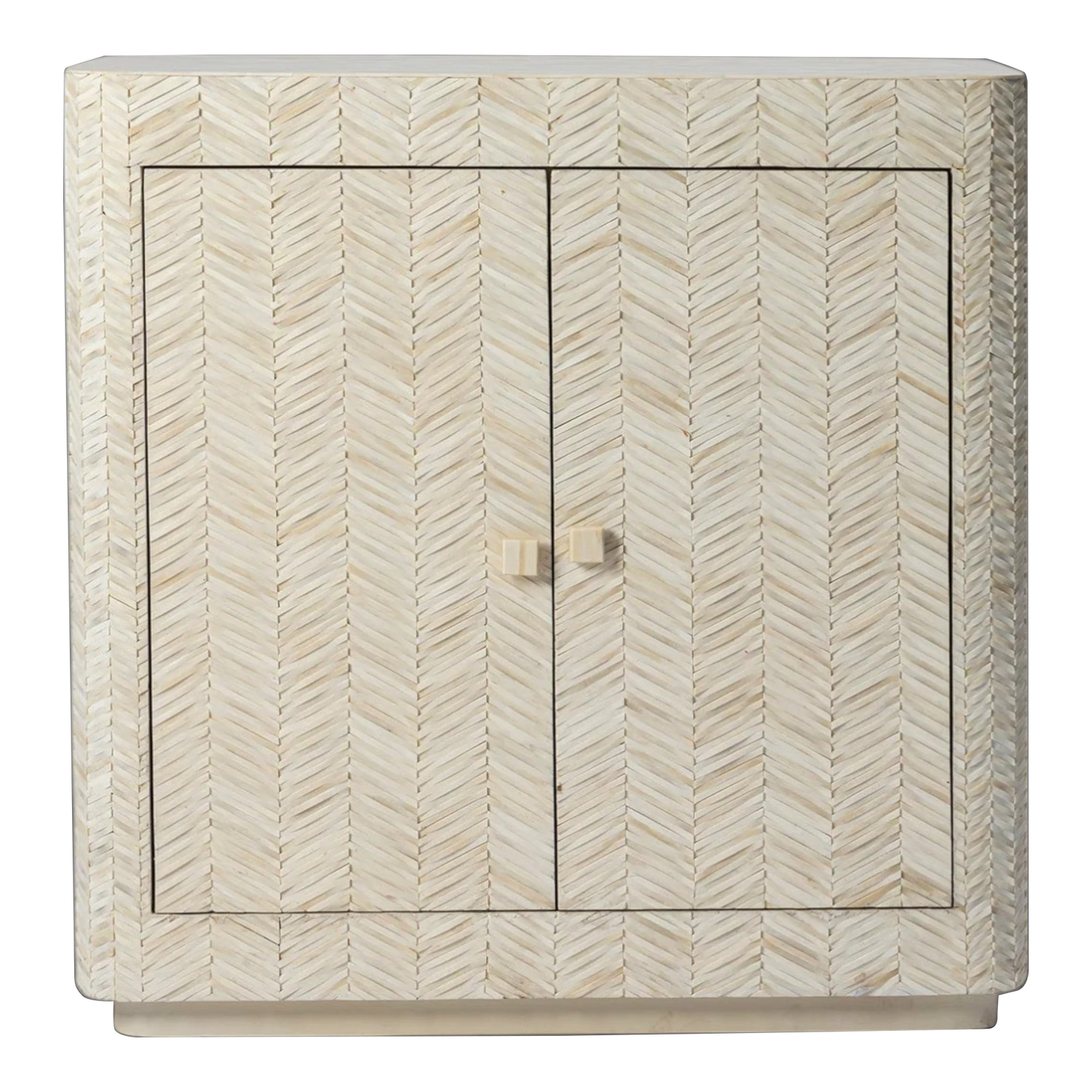 Braided Full Bone Inlay Cabinet