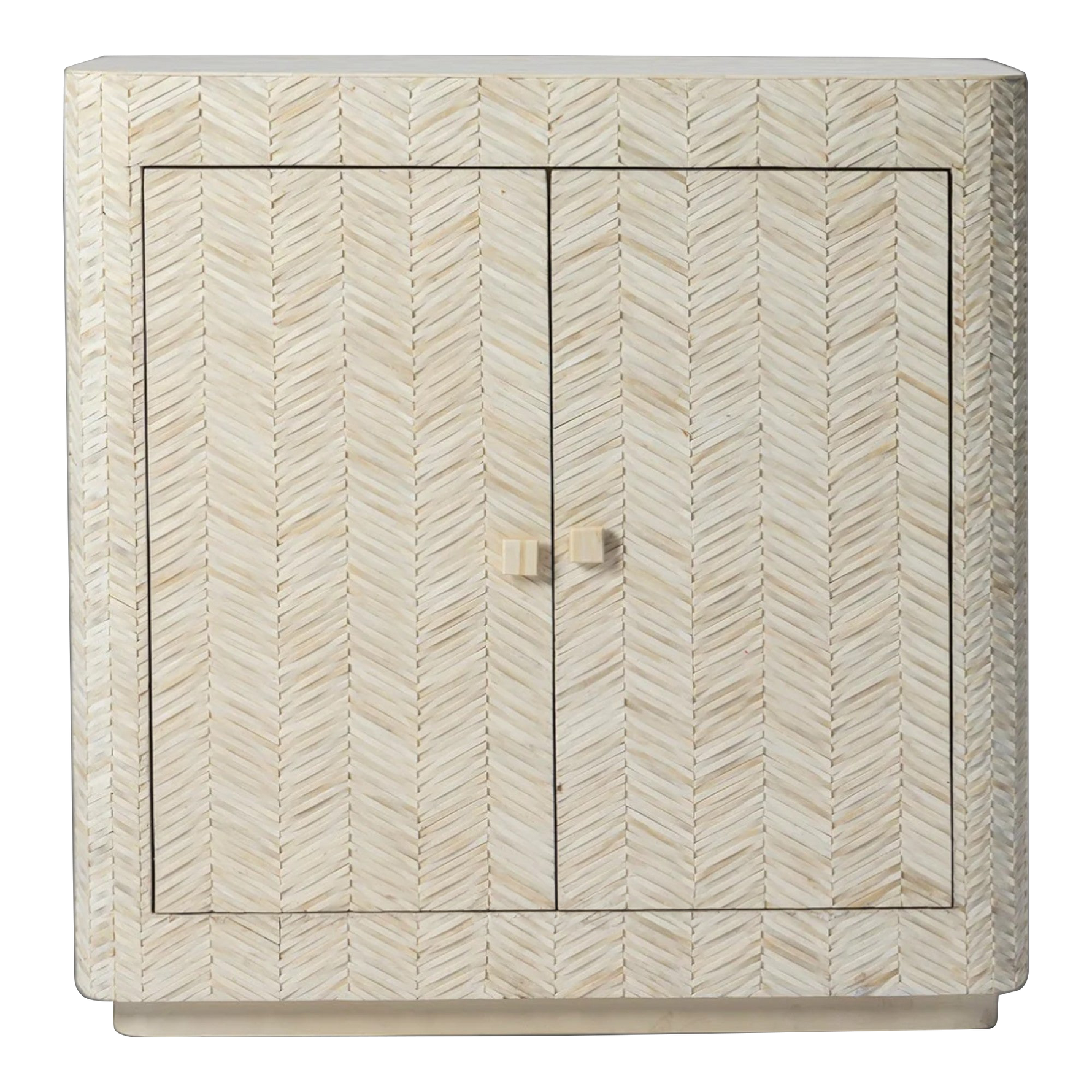 Braided Full Bone Inlay Cabinet