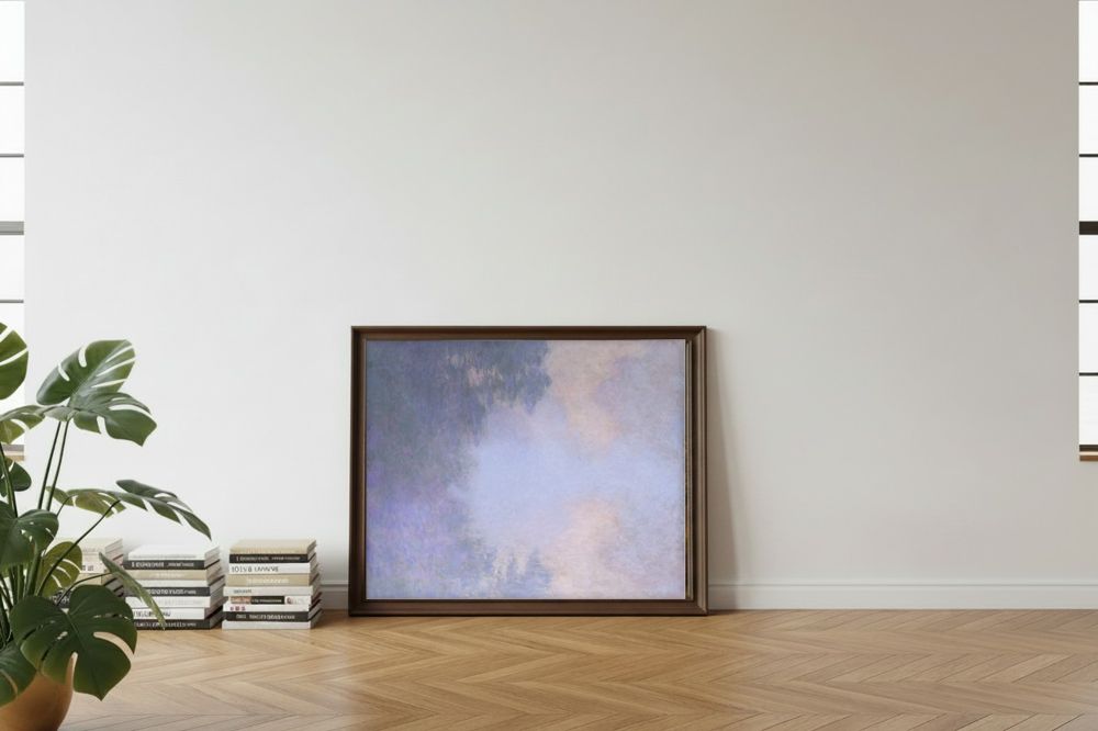 Framed room mockup - leaning