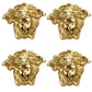 Brass Angel Face Cabinet Door Pull Set of 4 - MAIA HOMES