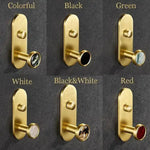 Brass Shell Wall Organizing Hook Colourful