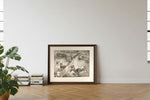 Framed room mockup - leaning