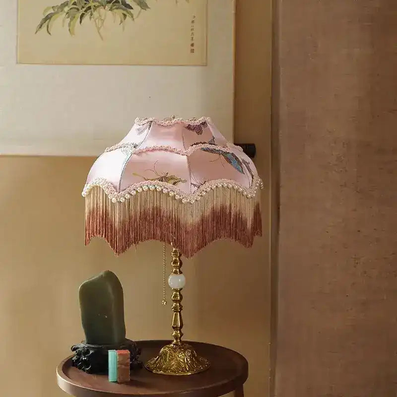 Butterfly Lampshade with Tassels - MAIA HOMES