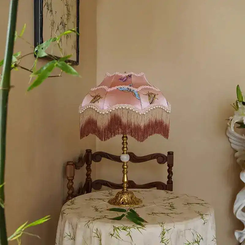Butterfly Lampshade with Tassels - MAIA HOMES