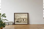 Framed room mockup - leaning