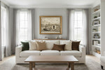 Framed room mockup - gold