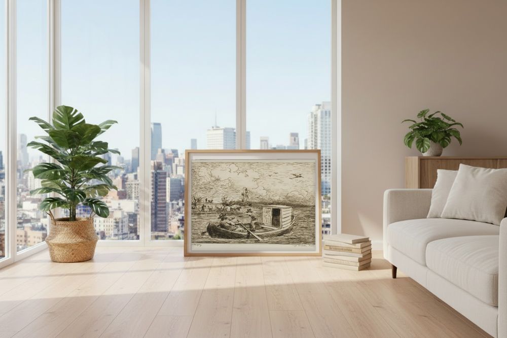 Framed room mockup - loft