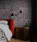 Camouflaged Tiger Gray Pink Wallpaper