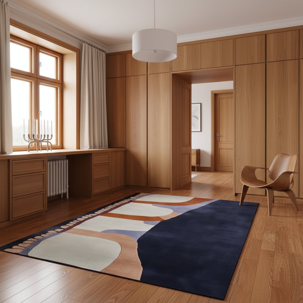 Canyon Vein Flow Hand Tufted Rug