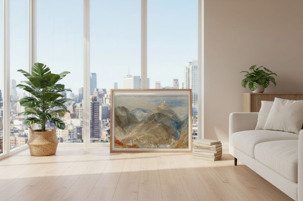 Framed room mockup - loft
