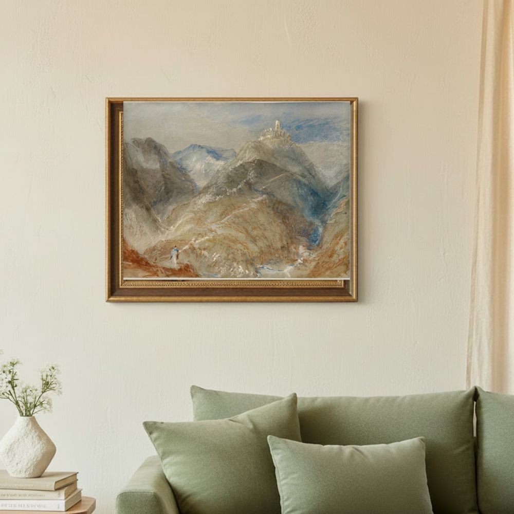 Framed room mockup - sage