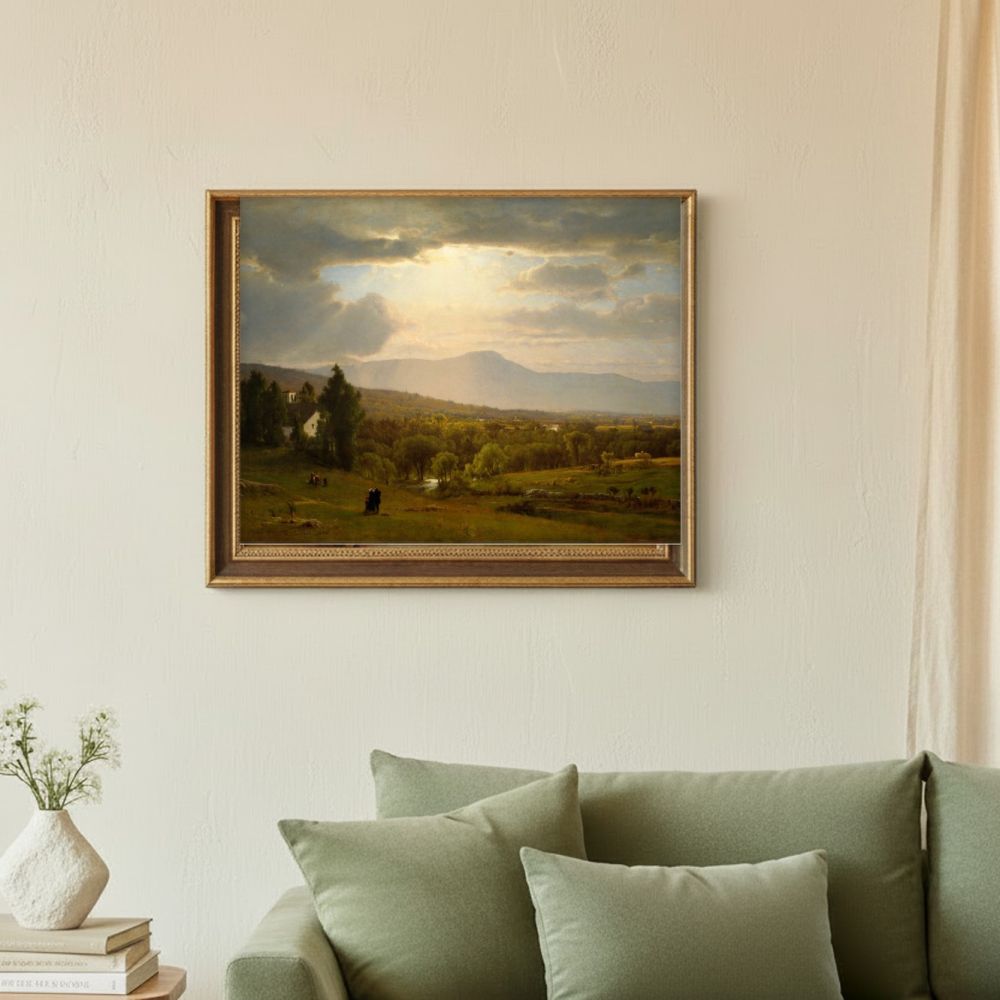 Framed room mockup - sage