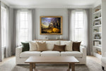Framed room mockup - gold