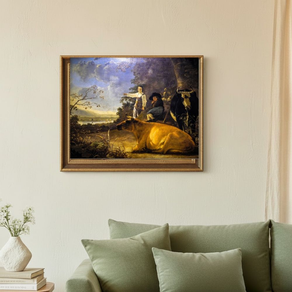 Framed room mockup - sage